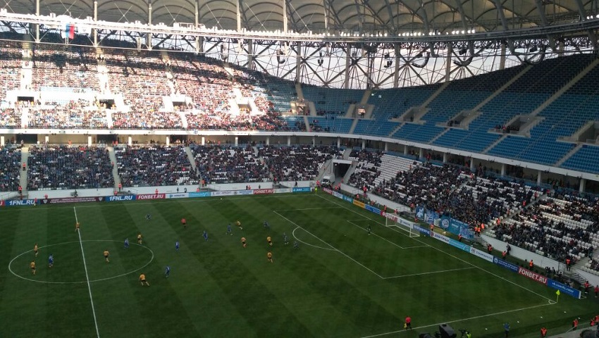 Стартовала первая игра на новом стадионе «Волгоград Арена»
